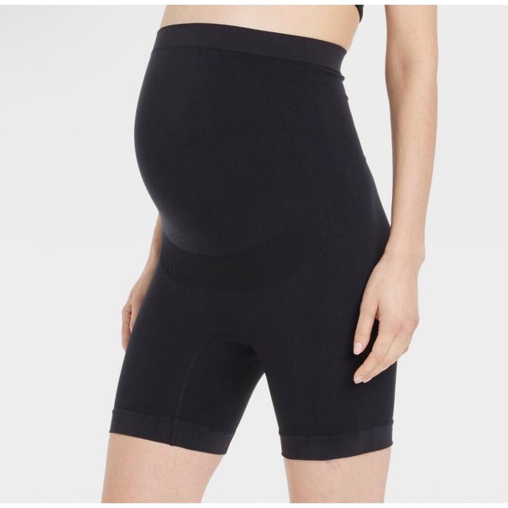 Shapewear Bike Shorts Maternity - Isabel Maternity by Ingrid & Isabel™ Black M